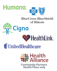 Logos of the insurance plans we accept